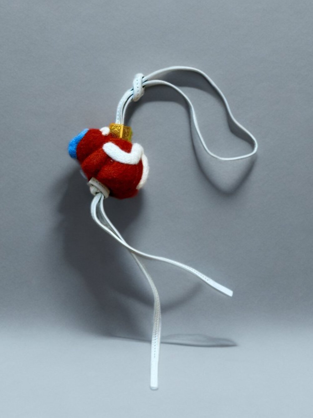Loewe Leather Felt Monkey Bag Charm
